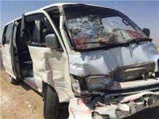 مصرع شخصين وإصابة آخرين في انقلاب ميكروباص على طريق أسيوط الغربي