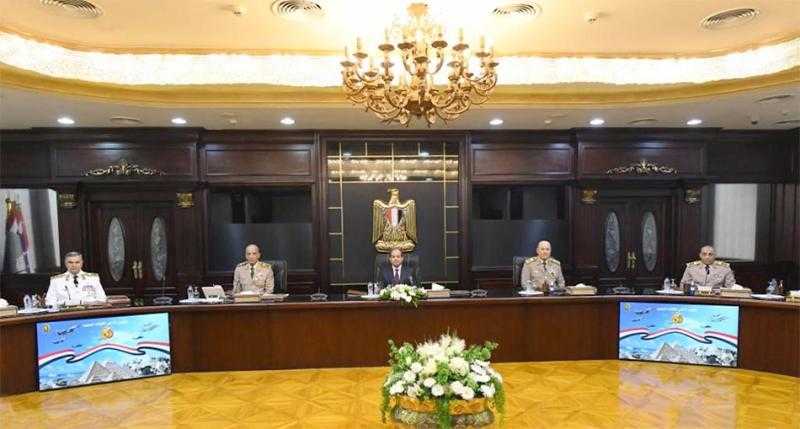 السيسي يترأس اجتماع المجلس الأعلى للقوات المسلحة