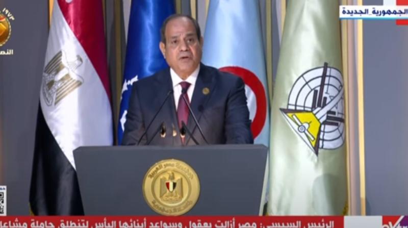 السيسي عن نصر أكتوبر: «يوم حولت فيه مصر الجرح وآلامه إلى طاقة عمل عظيمة»