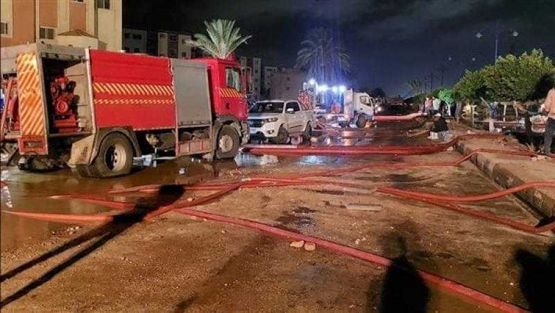 طريق مرسي مطروح الدولي يُفتح جزئيًا بعد إزالة آثار السيول
