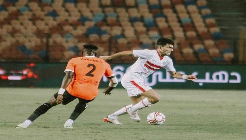 مباراة الزمالك والبنك الأهلى