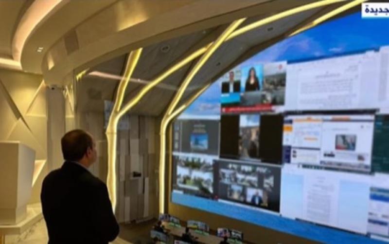 السيسي يتابع الموقف العام للأحداث في غزة من مركز إدارة الأزمات الاستراتيجي