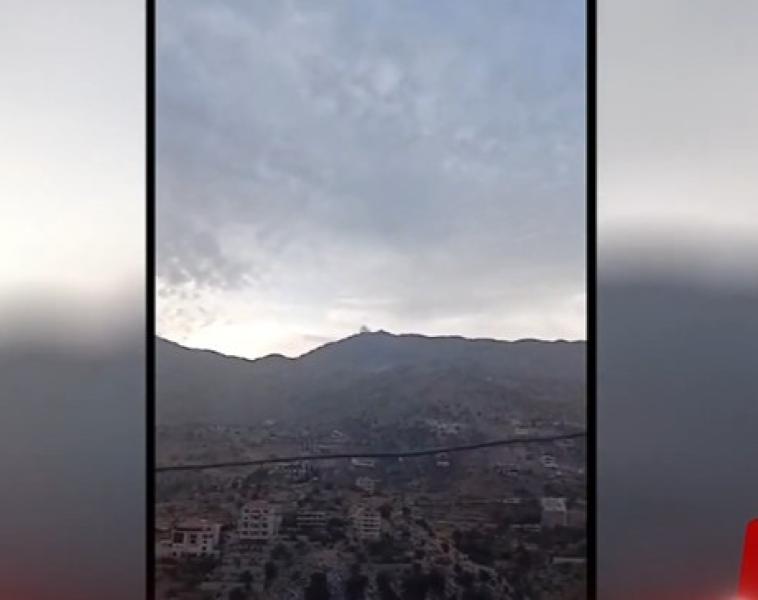 مشاهد لأول قصف من لبنان على إسرائيل