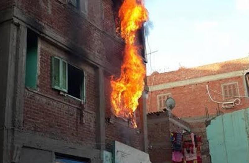 حريق منزل