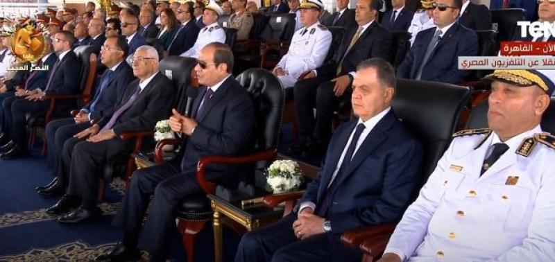 السيسي لخريجي أكاديمية الشرطة: «بدأت مهمتكم»