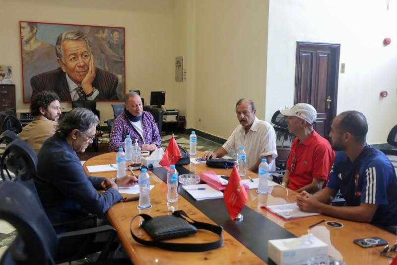 تفاصيل اجتماع الخطيب مع قيادات قطاع الناشئين بالنادي الأهلي