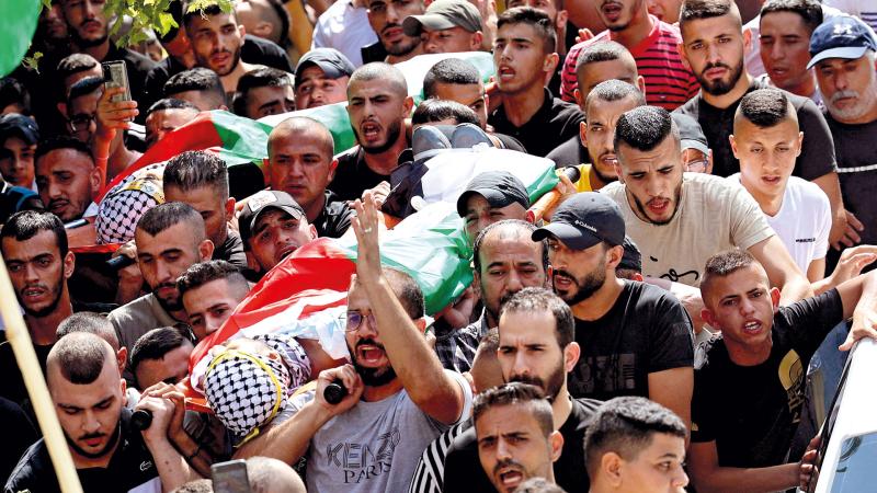 استشهاد الفلسطينين