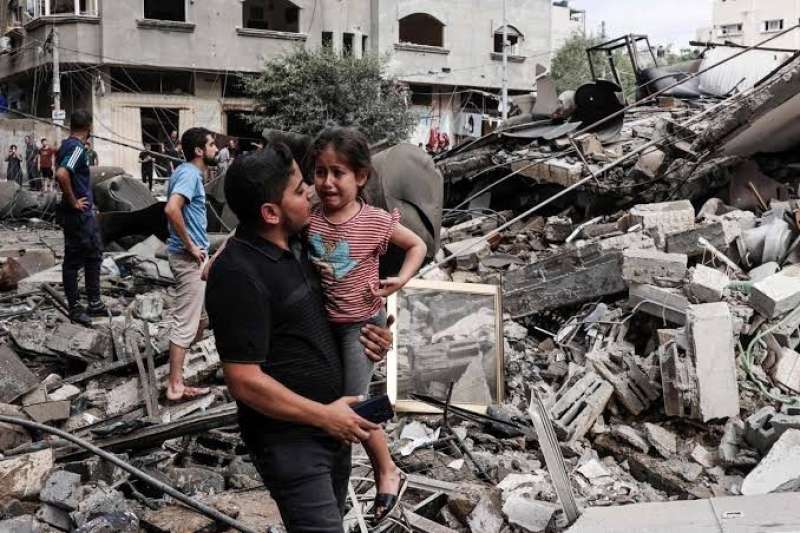 قصف غزة