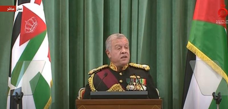 ملك الأردن: لا سلام ولا استقرار بالمنطقة دون حل الدولتين