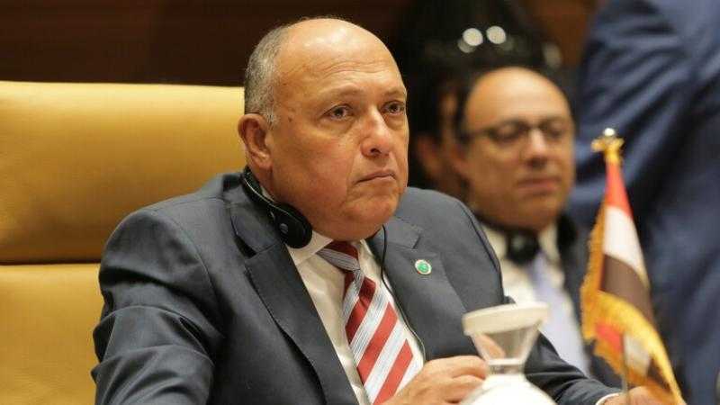 شكري: الشعب الفلسطيني يعاني من القصف المستمر واستهداف مواقع مدنية