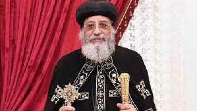 البابا تواضروس الثاني ينعى القمص سمعان إبراهيم كاهن كنيسة ودير الأنبا سمعان الخراز بالمقطم
