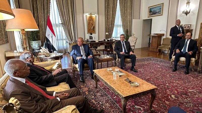 شكرى يلتقي مع وزير خارجية إريتريا والمستشار السياسي للرئيس الإريتري