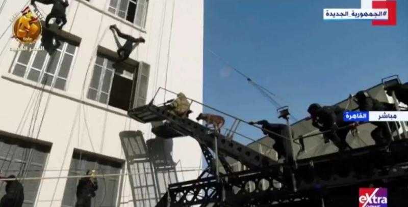 السيسي يشهد عرضًا مميزًا للقوات الخاصة في حفل تخرج الكليات العسكرية