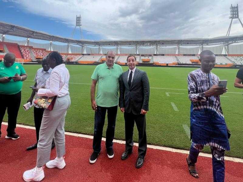 منسق المنتخبات يتفقد ملاعب بطولة كأس الأمم الإفريقية 2024