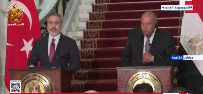 شكري: العلاقات المصرية التركية لها جذور عميقة في مختلف المناحي