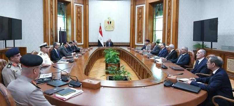 «أمن مصر خط أحمر».. مجلس الأمن القومي برئاسة السيسي يبحث تطورات تصعيد جيش الاحتلال في غزة