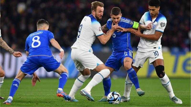موعد مباراة إنجلترا وإيطاليا في تصفيات أمم أوروبا 2024 والقنوات النافلة