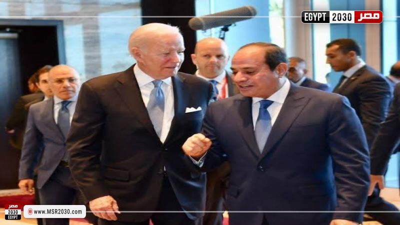 بايدن والسيسي