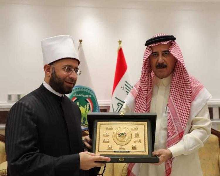 أسامة الأزهري يزور بغداد ويشدد على أهمية نصرة القضية الفلسطينية