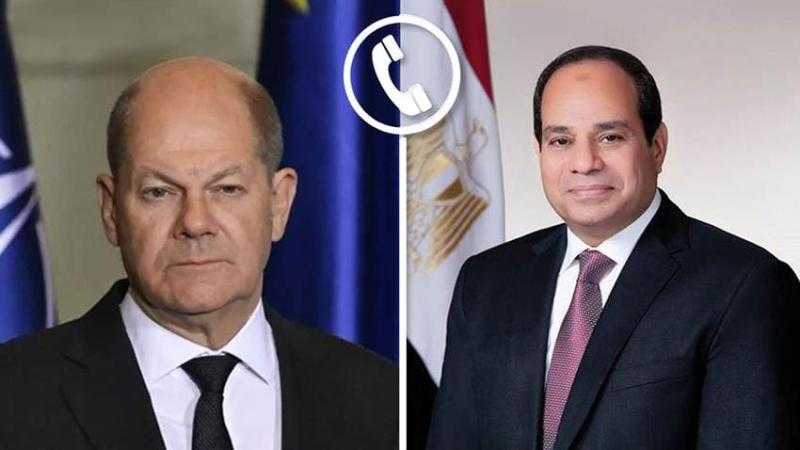 المستشار الألماني: سأبحث الوضع الإنساني في غزة مع السيسي