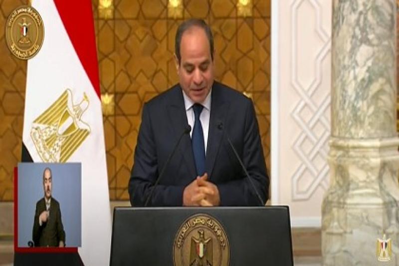 السيسي: إذا كان هناك فكرة للتهجير توجد صحراء النقب في إسرائيل