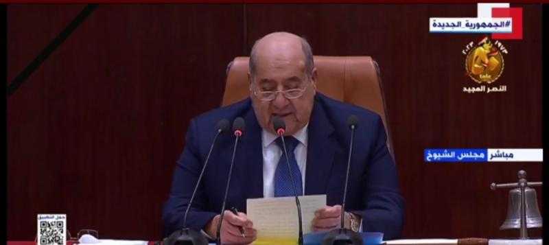 رئيس مجلس الشيوخ: الاعتداء الإسرائيلي الغاشم على الأراضي الفلسطينية يخالف كل الأعراف والقيم الإنسانية