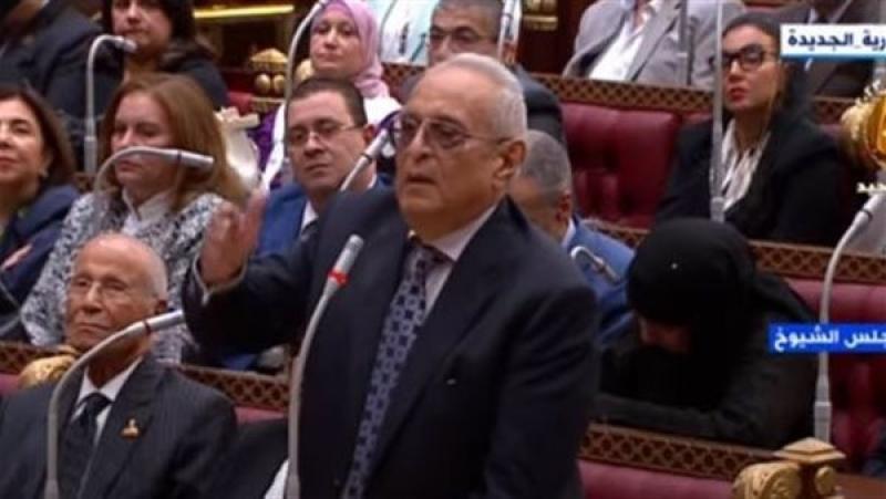 وكيل مجلس الشيوخ: فكرة تهجير الفلسطنيين إلى مصر أمر مرفوض