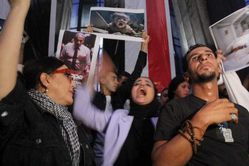 مظاهرات حاشدة في جميع المحافظات لدعم قرارات السيسي ورفض العدوان الإسرائيلي