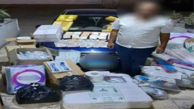 المتهم والمضبوطات 
