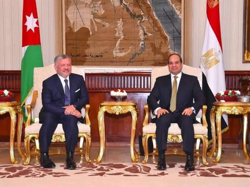 السيسي وملك الأردن