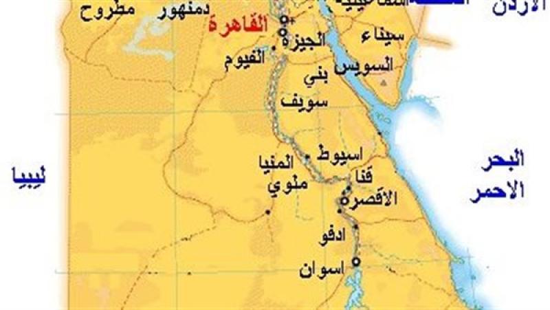 جزء من خريطة مصر