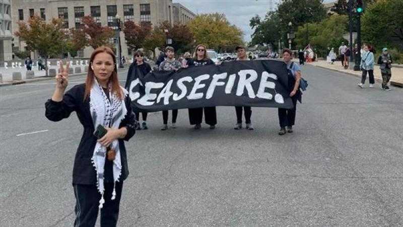 سوزان نجم الدين تتصدر يهود أميركا أمام الكونجرس