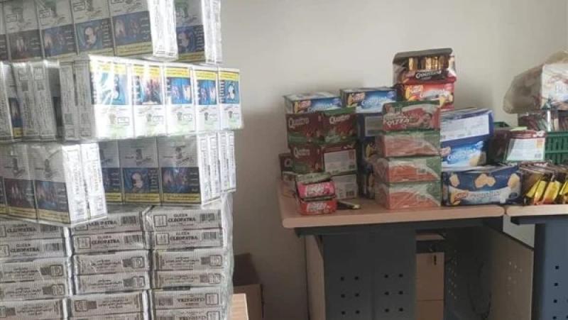 ضبط تاجر استولى على سلع تموينية بـ 18 ألف جنيه في الغربية