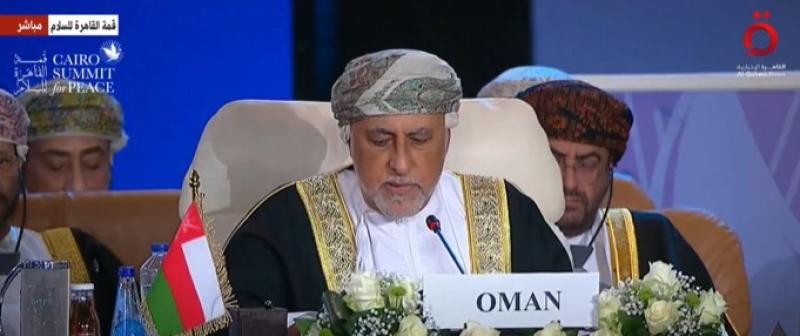 نائب رئيس الوزراء العماني: نحمل المجتمع الدولي مسئولياته في وقف الحرب على غزة