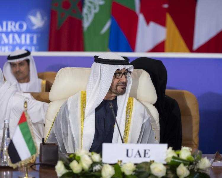 بن زايد: الإمارات تسعى مع الأشقاء والأصدقاء لوقف إطلاق النار في قطاع غزة