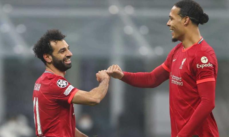محمد صلاح وفان دايك