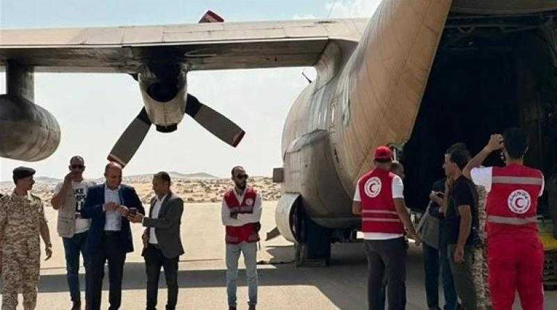 مطار العريش يستقبل طائرة مساعدات جزائرية ثانية تمهيدًا لإدخالها إلى غزة
