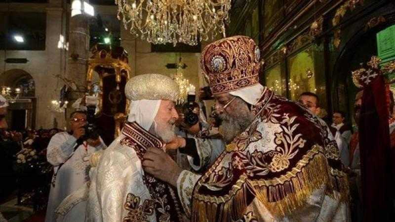 استراح من أتعاب الجسد ويتهلل الآن في راحة.. البابا تواضروس الثاني ينعي مطران إيبارشية مرسيليا وطولون بفرنسا