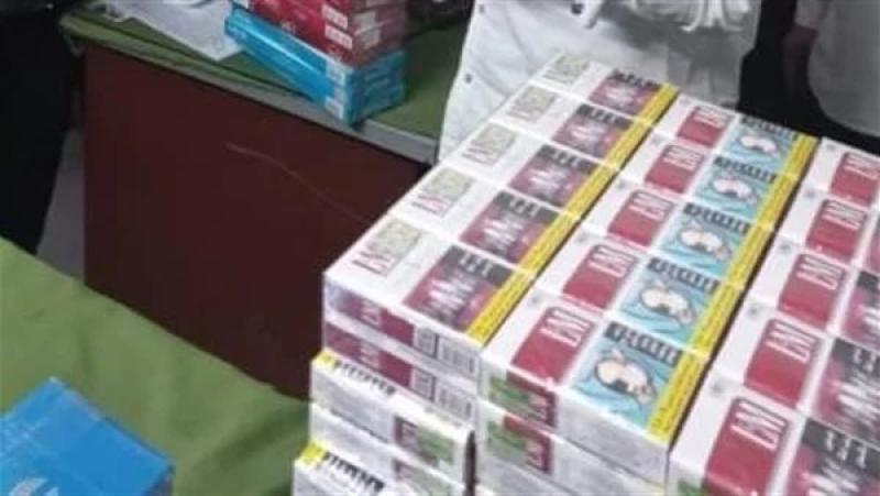 ضبط 4311 علبة سجائر تُباع أعلى من السعر الرسمي في سوهاج