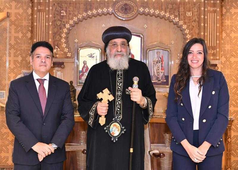 البابا تواضروس يستقبل السفير المصري الجديد في نيوزيلندا