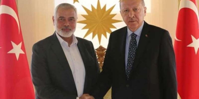 أردوغان وهنية 