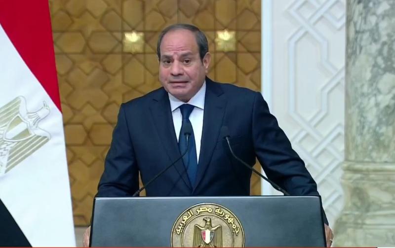 الرئيس السيسي: لن نسمح بالنزوح أو الهجرة من قطاع غزة للأراضي المصرية