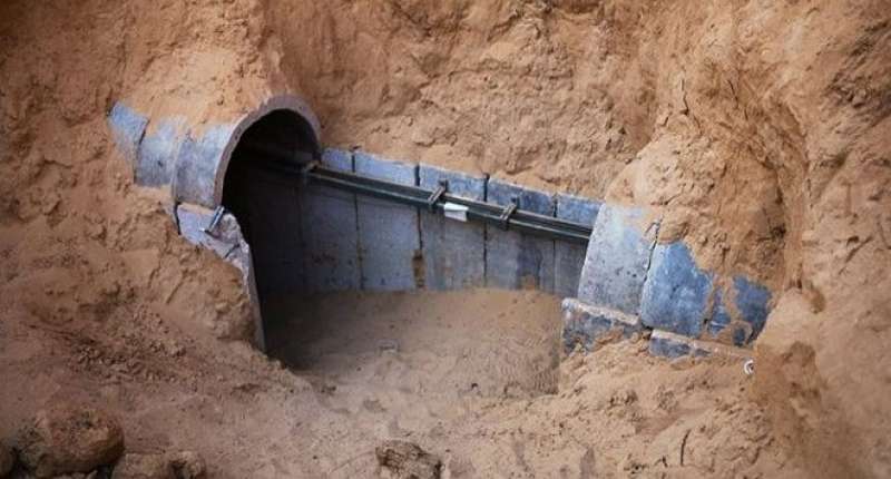 صورة للأنفاق في غزة
