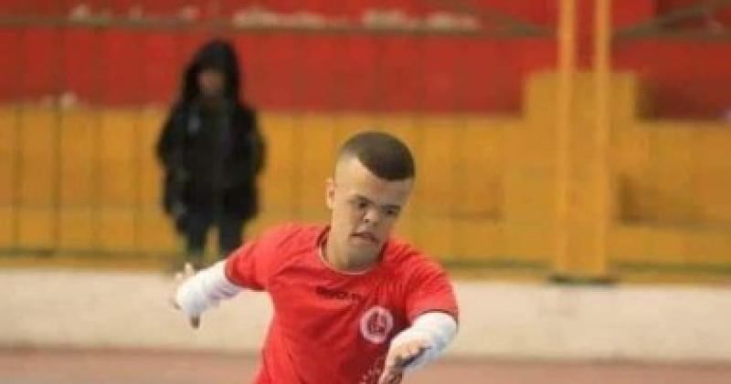 استشهاد «أحمد عوض» لاعب فريق كرة القدم لقصار القامة بغزة