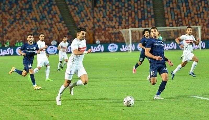 الشوط الأول.. التعادل الإيجابي يسطير على مواجهة الزمالك وإنبي