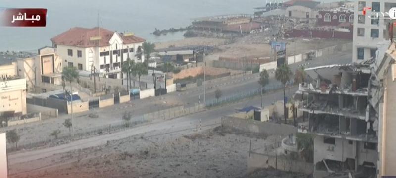 بعد الليلة الأصعب.. لقطات صباحية من أحد شوارع قطاع غزة.. «فيديو»