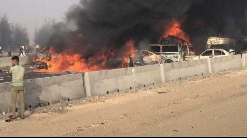 ننشر أسماء المصابين في حادث طريق الإسكندرية الصحراوي