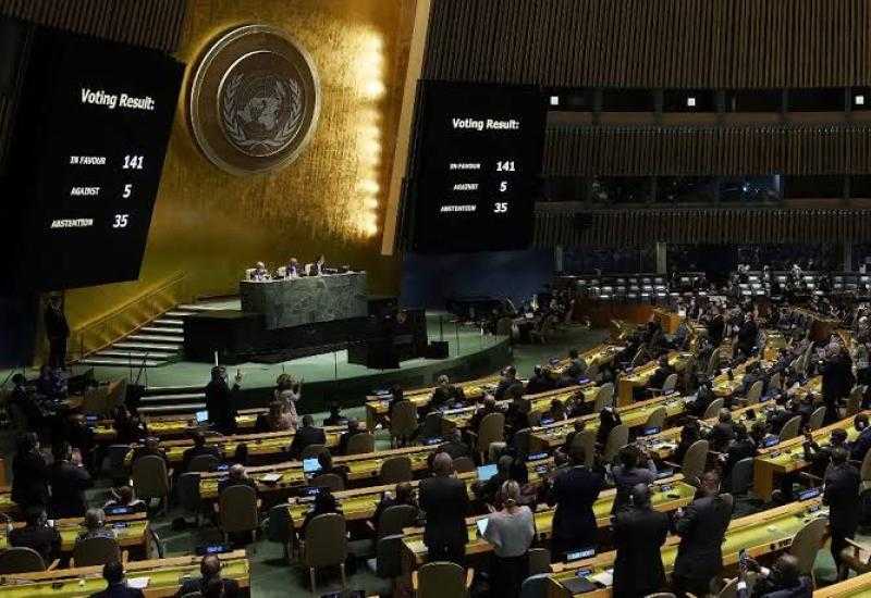 موسكو تنتقد أمريكا لعدم دعمها روسيا في تصويت الأمم المتحدة بشأن الشرق الأوسط