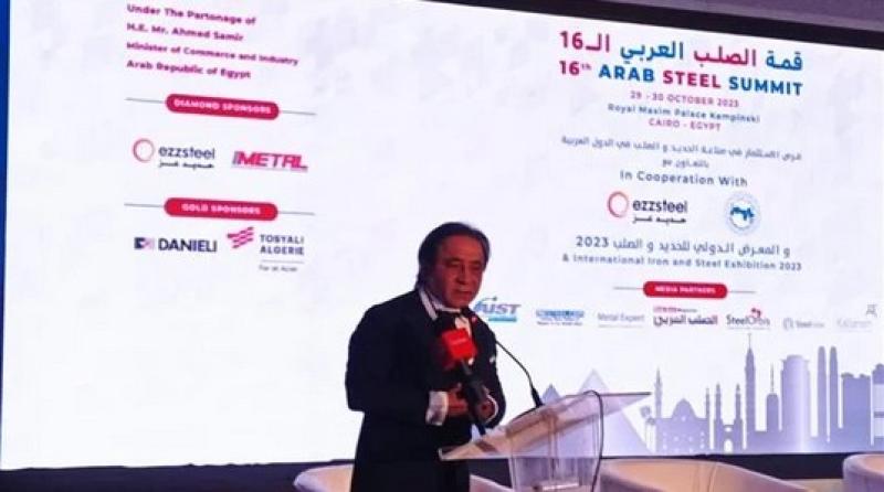 أحمد عز: 17 مليون طن الطاقة الإنتاجية للصلب الخام في مصر سنويًا