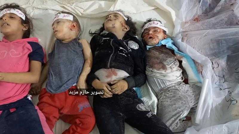 استخراج جثث الأطفال من تحت الأنقاض.. الاحتلال يقتل براءة غزة